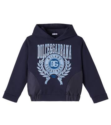 DG cotton-blend sweatshirt | Dolce&Gabbana Kids
