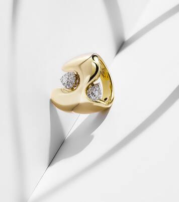 Anello in oro 18kt con diamanti | Yeprem