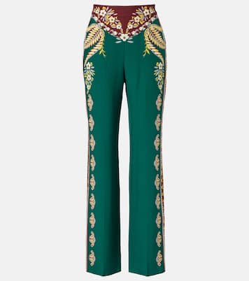 Printed silk wide-leg pants | Etro