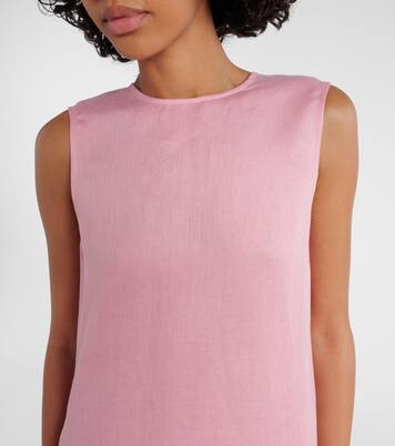 Midikleid Tallin aus Leinen | Asceno