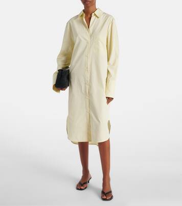 Cotton poplin shirt dress | Toteme