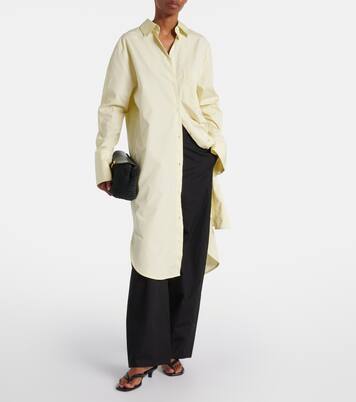 Cotton poplin shirt dress | Toteme