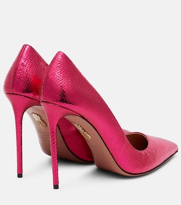 Pumps Purist 105 aus Metallic-Leder | Aquazzura