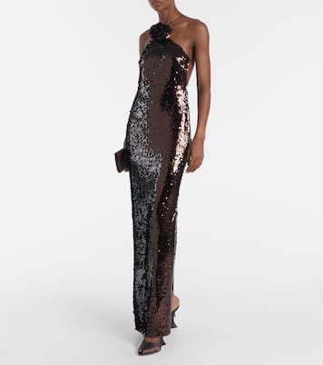 Wedge-Pantoletten Nina 105 aus Satin | Paris Texas