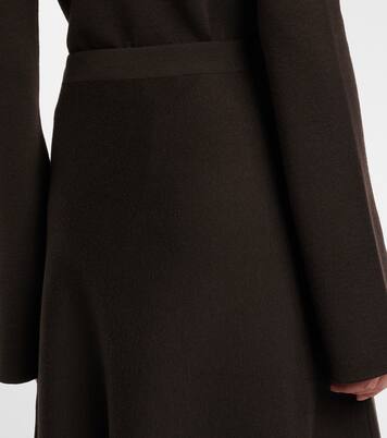 Wool, silk, and cashmere midi skirt | Gabriela Hearst