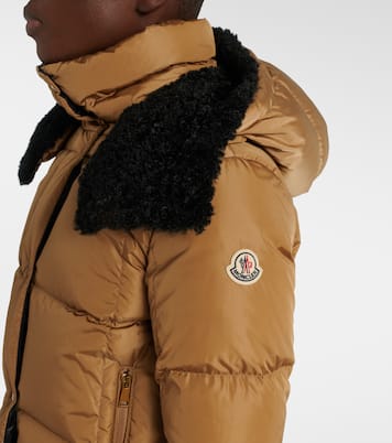 Castelnou teddy-trimmed down jacket | Moncler
