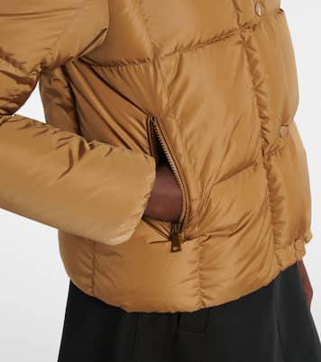 Castelnou teddy-trimmed down jacket | Moncler