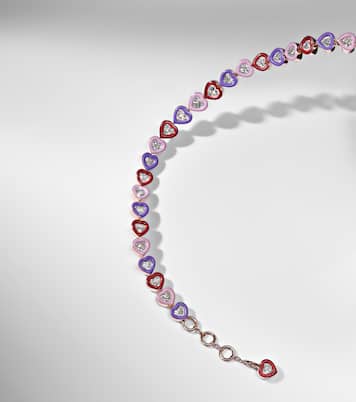Bracelet Candy Crush en or rose 18 ct, émail et diamants | Kamyen