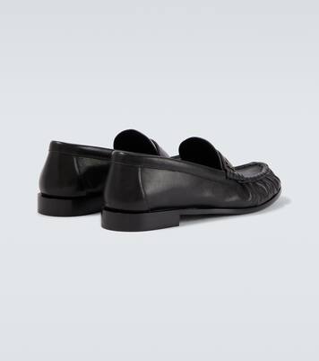 Le Loafer leather penny loafers | Saint Laurent