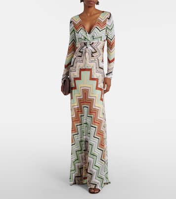 Chevron maxi dress | Missoni