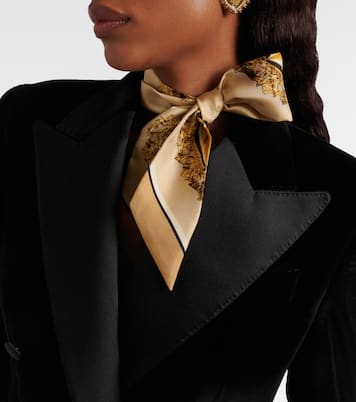 Bedrucktes Tuch aus Seiden-Twill | Dolce&Gabbana