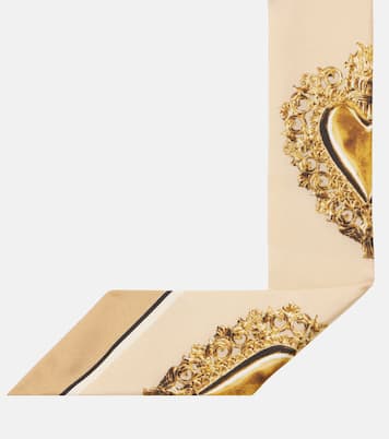 Bedrucktes Tuch aus Seiden-Twill | Dolce&Gabbana