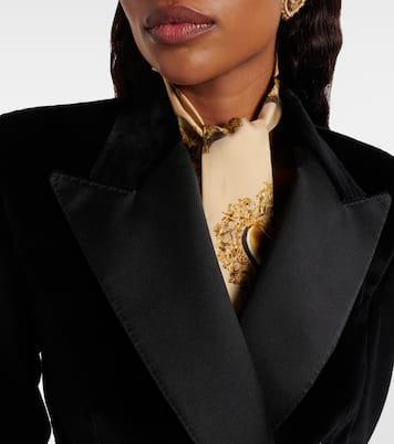 Bedrucktes Tuch aus Seiden-Twill | Dolce&Gabbana