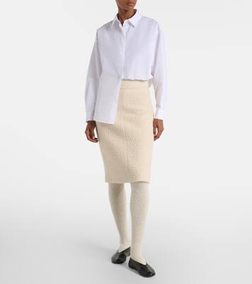 Malva wool midi skirt | The Row