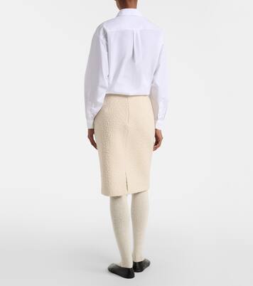 Malva wool midi skirt | The Row