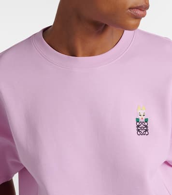 x Louis Wain Futurist Cats cotton-blend T-shirt | Loewe