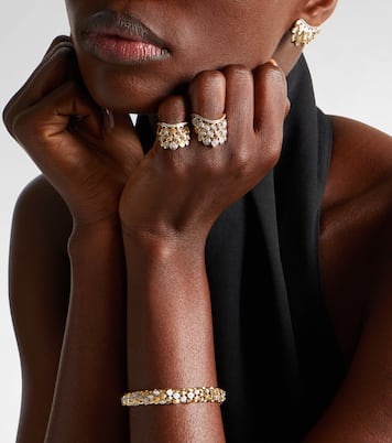 Ring Blossom aus 14kt Gelbgold (585/1000) mit Diamanten | Rainbow K