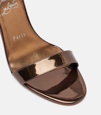 Miss Z 100 mirrored leather sandals | Christian Louboutin