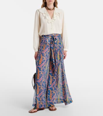 Paisley wide-leg pants | Etro