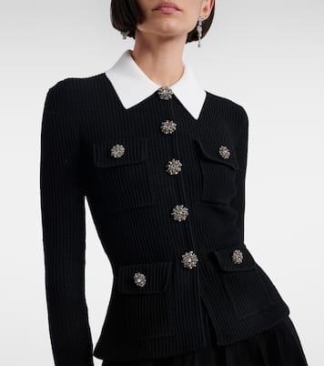 Embellished pleated minidress | Self-Portrait