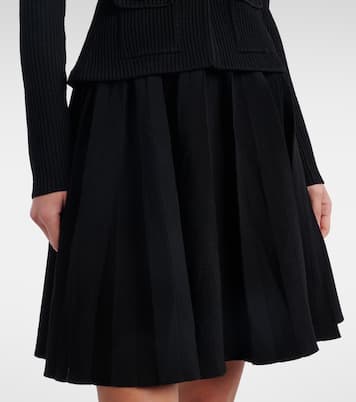 Embellished pleated minidress | Self-Portrait