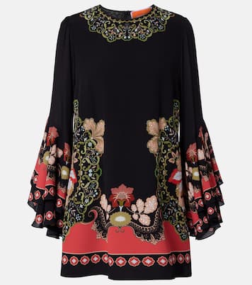 Friday printed crêpe minidress | La DoubleJ