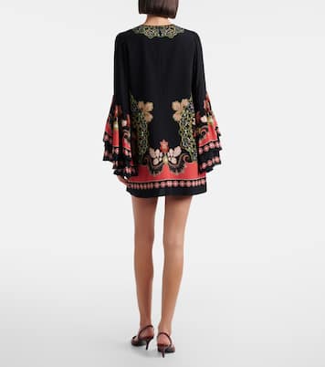 Friday printed crêpe minidress | La DoubleJ