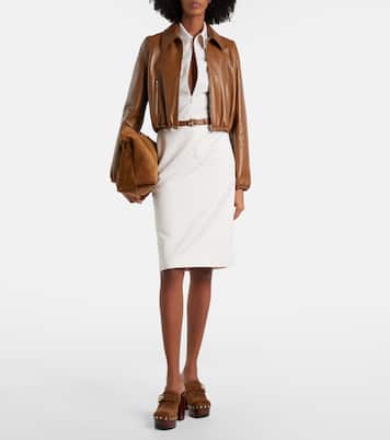 Double G GG 스웨이드 클로그 | Gucci