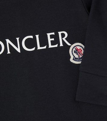 Baby logo cotton-blend onesie | Moncler Enfant