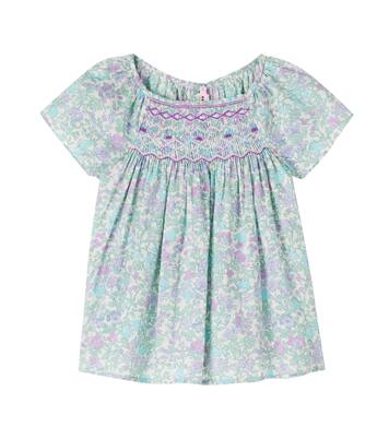 Grenade floral smocked cotton top | Bonpoint