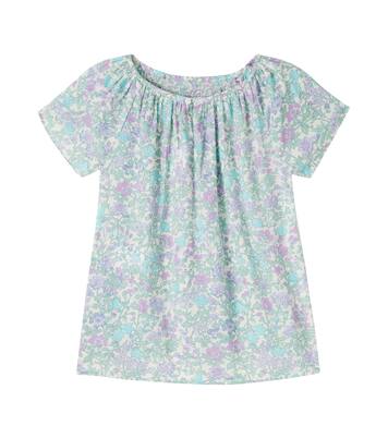 Grenade floral smocked cotton top | Bonpoint