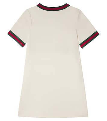 Kleid Horsebit Web Stripe aus Baumwolle | Gucci Kids