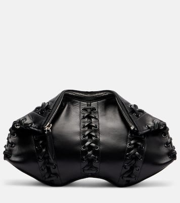 Schultertasche Manta Small aus Leder | McQueen