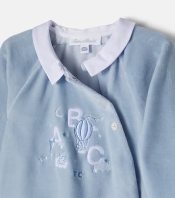 Baby cotton-blend velvet onesie | Tartine et Chocolat