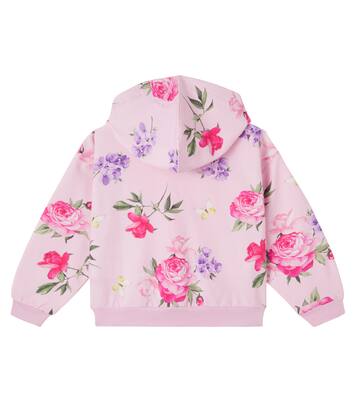 Bedruckte Kapuzenjacke | Monnalisa