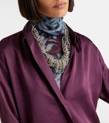 Celindra satin shirt | Dries Van Noten