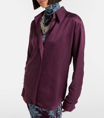 Celindra satin shirt | Dries Van Noten