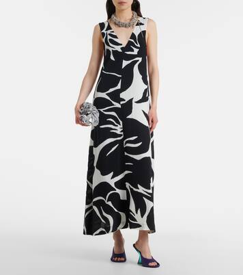 Printed maxi dress | Dries Van Noten