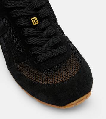 Sneakers Runner mit Veloursleder | Balmain