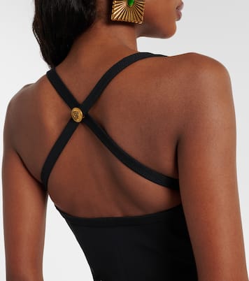 Jersey bustier gown | Versace
