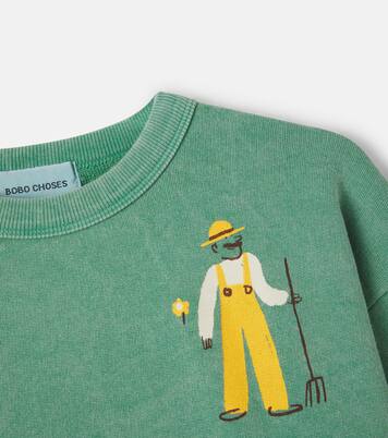 Farm Adventure cotton jersey sweatshirt | Bobo Choses