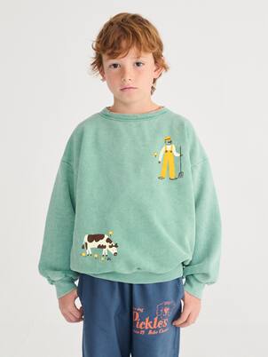 Farm Adventure cotton jersey sweatshirt | Bobo Choses