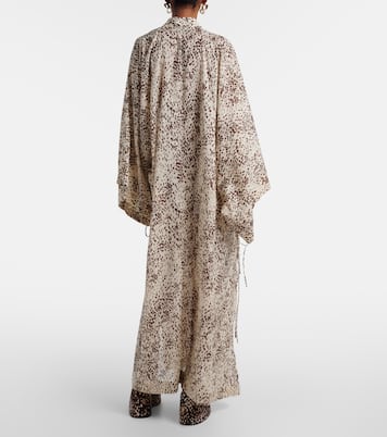 Vestido de playa de algodón estampado | The Attico