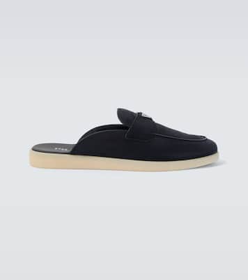 Slippers aus Veloursleder | Prada