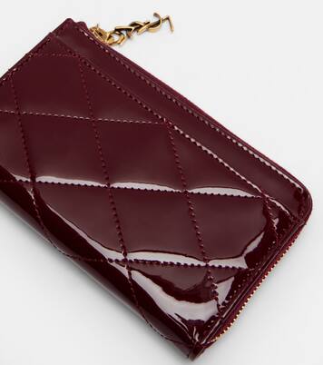Paris Fragments patent leather card holder | Saint Laurent