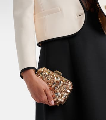 Cloud embellished clutch | Jimmy Choo