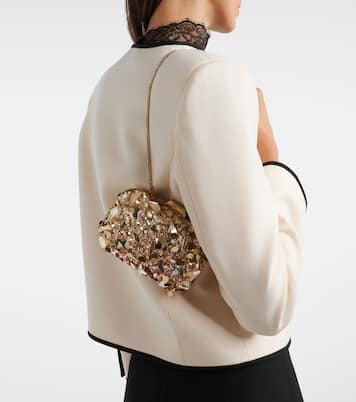Cloud embellished clutch | Jimmy Choo