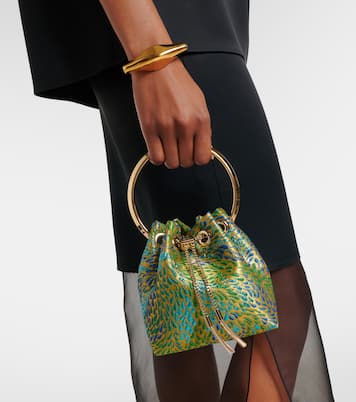 Bon Bon brocade bucket bag | Jimmy Choo