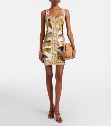 Printed linen shirt dress | Farm Rio