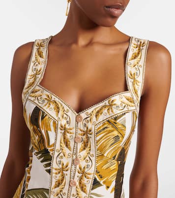 Printed linen shirt dress | Farm Rio